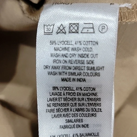 French Connection Tan Button-Up Dress - Picture 9 of 9